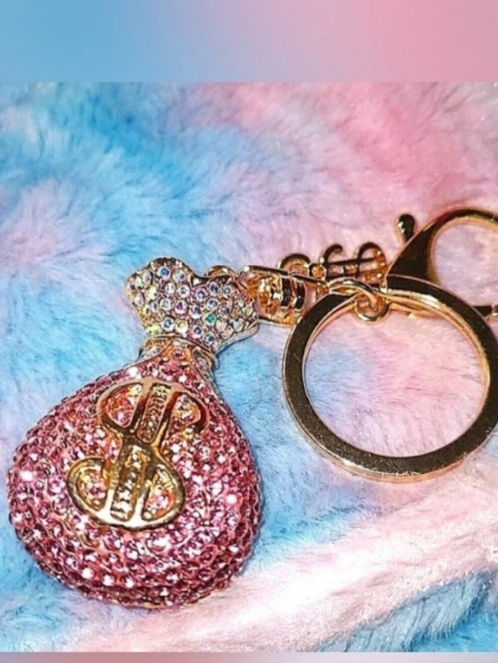 Pink Money Keychian